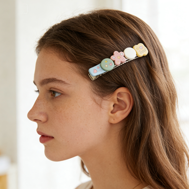 Cute Pastel Cartoon Hair Clip