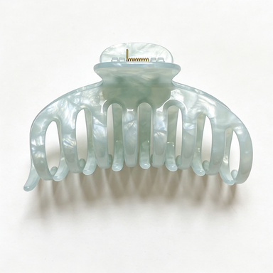 Mint Green Marbled Hair Claw Clip