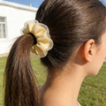 Butter Yellow Tulle Scrunchie